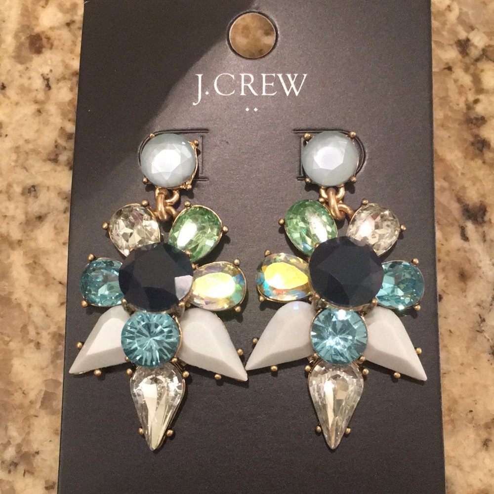 JCrew Multicolor Gemstone Earrings ✨